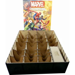 Caja Compatible con Marvel Champions (Base+Expansiones) de WithOut Mess en Insertos | La Cueva Roja