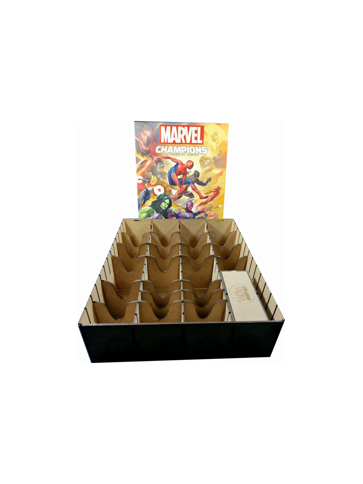 Caja Compatible con Marvel Champions (Base+Expansiones) de WithOut Mess en Insertos | La Cueva Roja