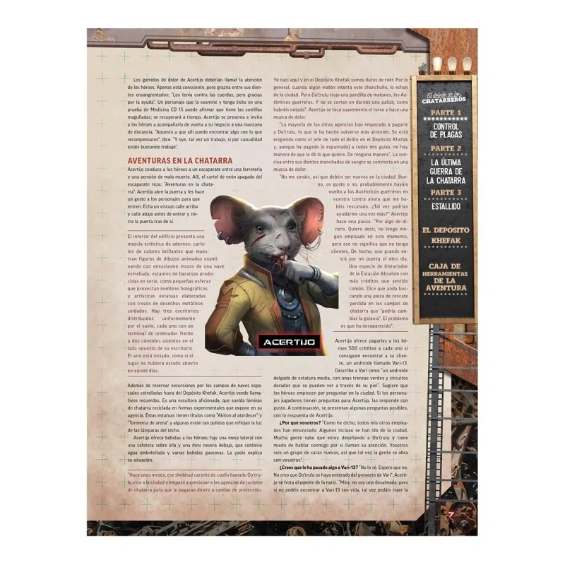 Starfinder: El Deleite de los Chatarreros de Devir en Juegos de Rol | La Cueva Roja