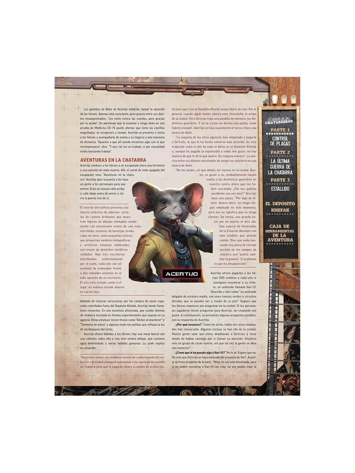 Starfinder: El Deleite de los Chatarreros de Devir en Juegos de Rol | La Cueva Roja