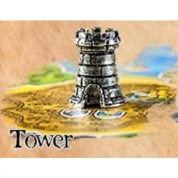 Juego de 10 Tokens de Torres de Mayday en Otros | La Cueva Roja