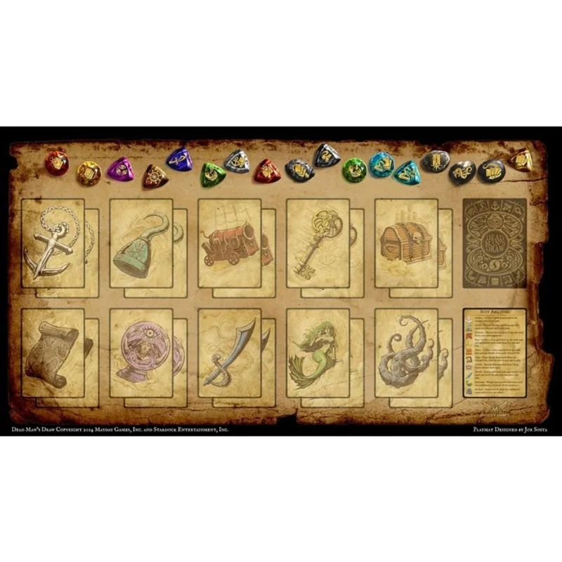 Tapete - Dead Man's Draw (55,9x30,5cm) de Mayday en Tapetes | La Cueva Roja