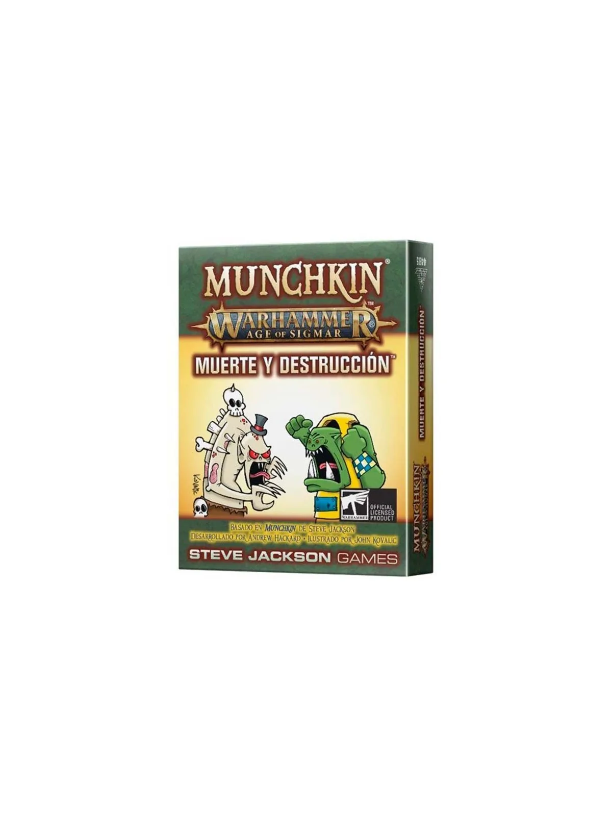 Munchkin Age of Sigmar: Muerte y Destrucción de Edge en Juegos de Cartas | La Cueva Roja